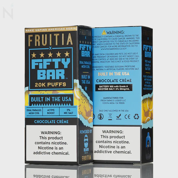 FIFTY BAR  X FRUTIA 20K - CHOCLATE MILK