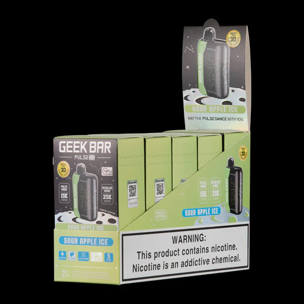 GEEK BAR PULSE X 25K SOUR APPLE ICE