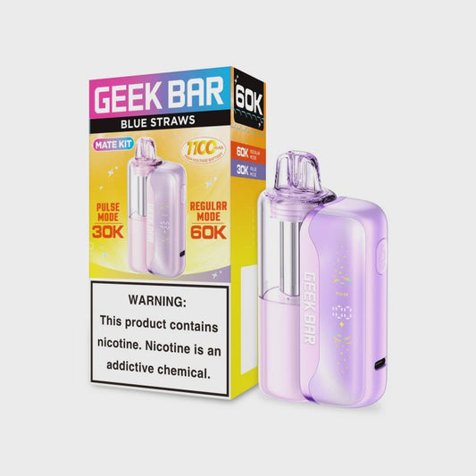 GEEK BAR REFILLABLE MAKE IT 60K BLUE STRAWS