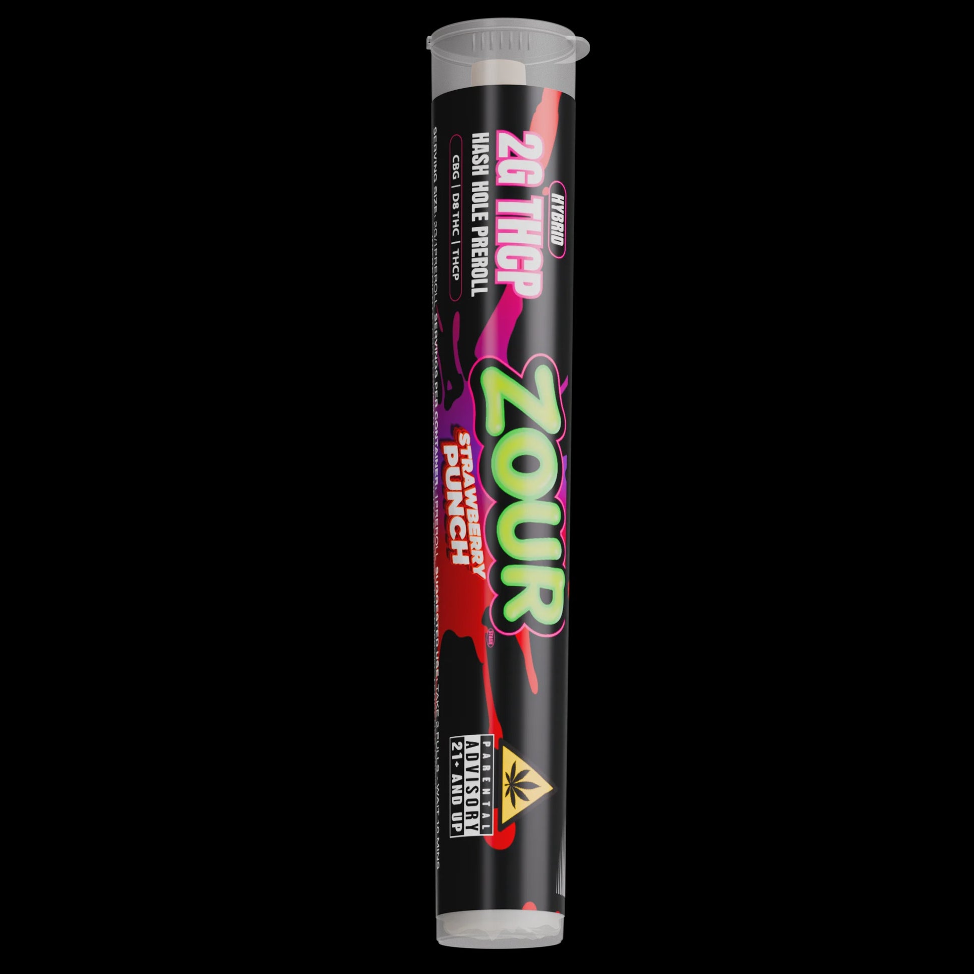 ZOUR STASH STRAWBERRY PUNCH THCP
