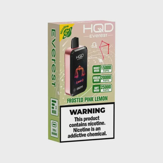 HQD EVEREST 25K FROSTED PINK LEMON