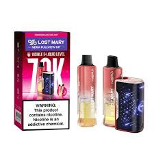 LOST MARY NERA FULLVIEW KIT 70K PUFFS DISPOSABLE 5CT/BOX | POMEGRANATE BLAST