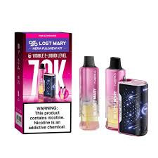LOST MARY NERA FULLVIEW KIT 70K PUFFS DISPOSABLE 5CT/BOX | PINK LEMONADE