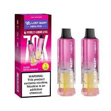 LOST MARY NERA POD 70K PUFF 10CT DISPOSABLE PODS 2CT/PK 5PK/BOX | PINK LEMONADE