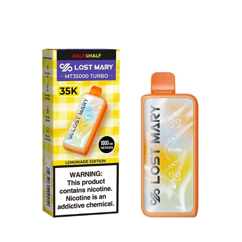 LOST MARY MT35000 DISPOSABLE VAPE 5 COUNT | HALF AND HALF LEMONADE EDITION