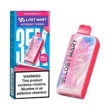 LOST MARY MT35000 DISPOSABLE VAPE 5 COUNT | STRAWBERRY+