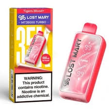 LOST MARY MT35000 DISPOSABLE VAPE 5 COUNT | TIGER BLOOD