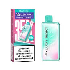 LOST MARY MT35000 DISPOSABLE VAPE 5 COUNT | BLACK MINT PLUS