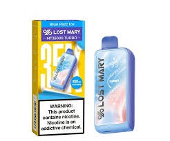 LOST MARY MT35000 DISPOSABLE VAPE 5 COUNT | BLUE RAZZ ICE