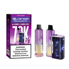 LOST MARY NERA FULLVIEW KIT 70K PUFFS  DISPOSABLE 5CT/BOX | ROCKET FREEZE