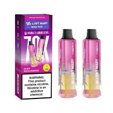 LOST MARY NERA POD 70K PUFF 10CT DISPOSABLE PODS 2CT/PK 5PK/BOX | DRAGON STRAWNANA
