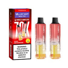 LOST MARY NERA POD 70K PUFF 10CT DISPOSABLE PODS 2CT/PK 5PK/BOX | WATERMELON ICE