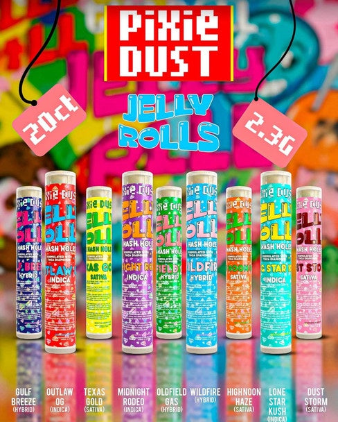 PIXIE DUST JELLY ROLLS OUTLAW OG INDICA