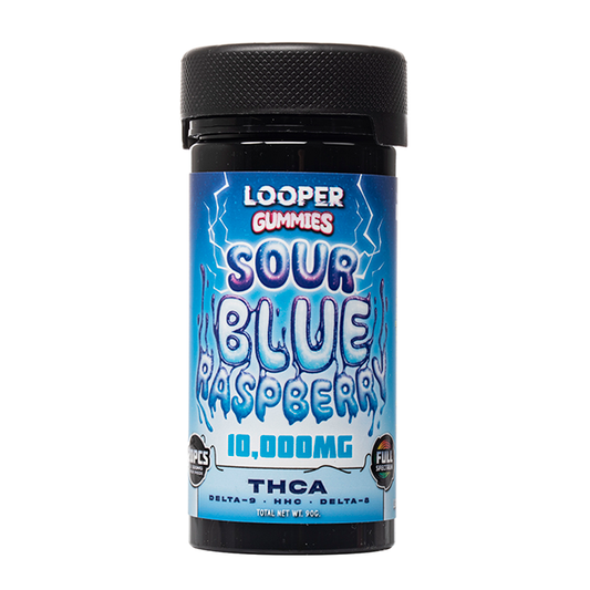 LOOPER GUMMIES 10000MG SOUR BLUE RASBERRY