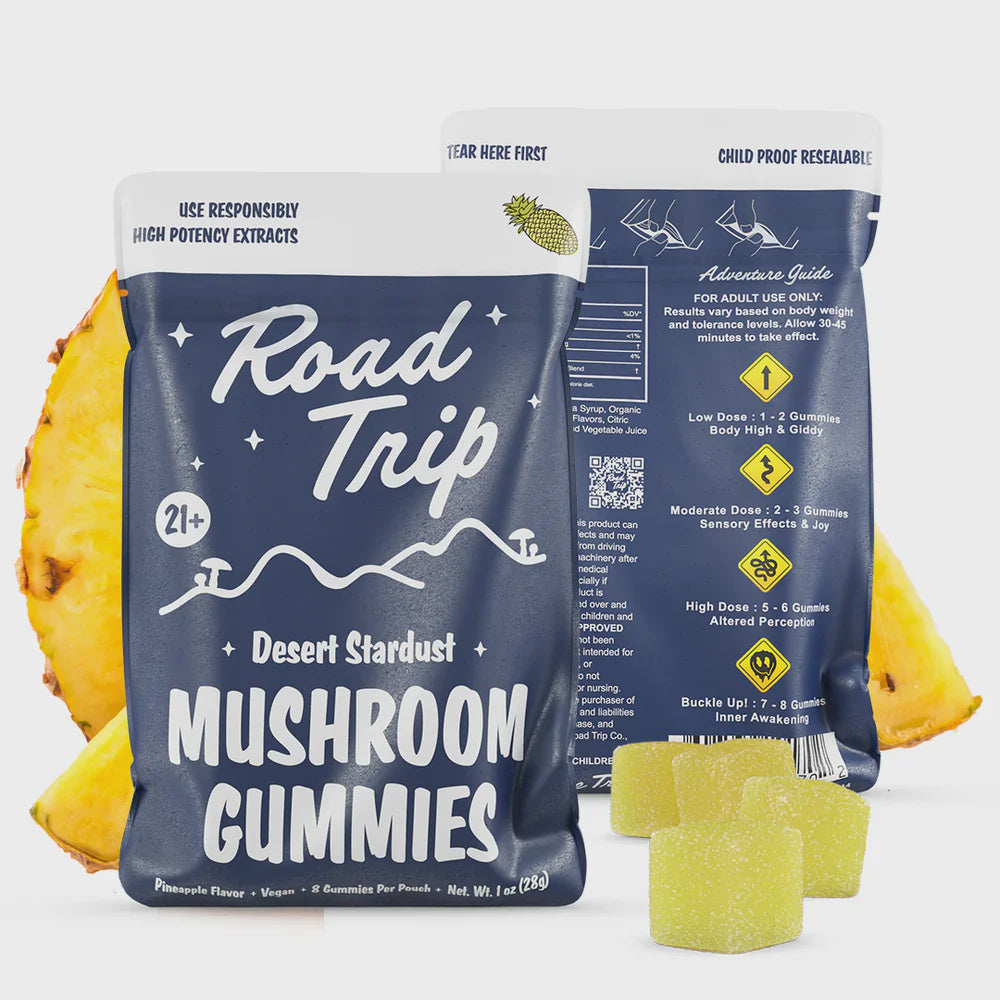 ROAD TRIP MASHROOM GUMMIES PINAPPLE