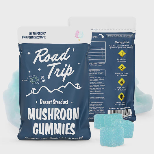 ROAD TRIP MASHROOM GUMMIES COTTON CANDY