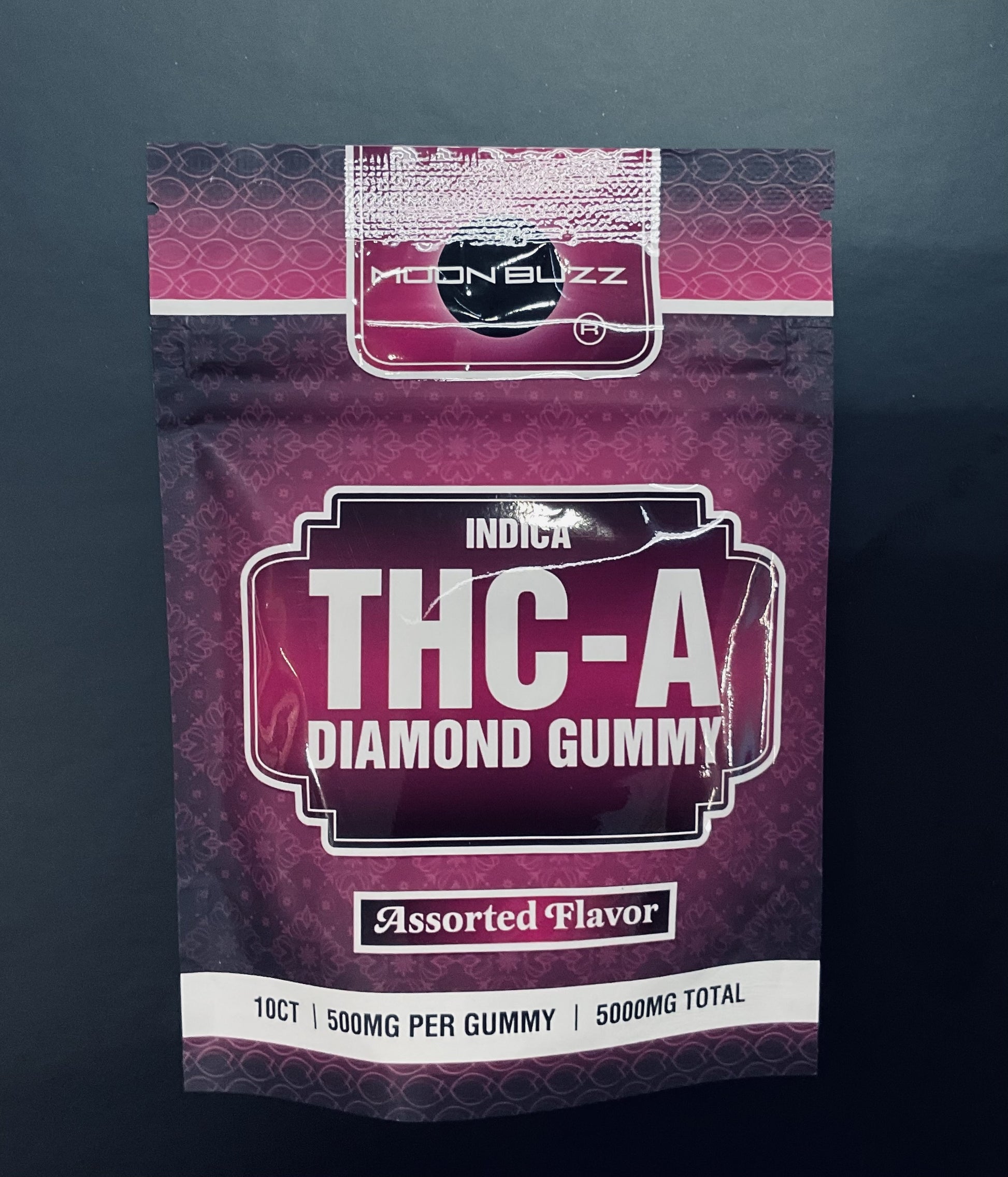 MOON BUZZ INDICA MIX FLAVOR 500MG PER GUMMY