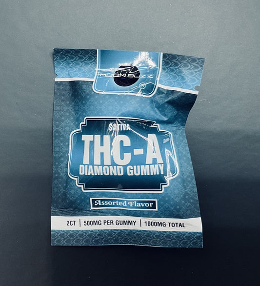 MOON BUZZ THC-A 2G DIAMOND PREROLLS 50CT JARS | BLUEBERRY FAYGO(S)