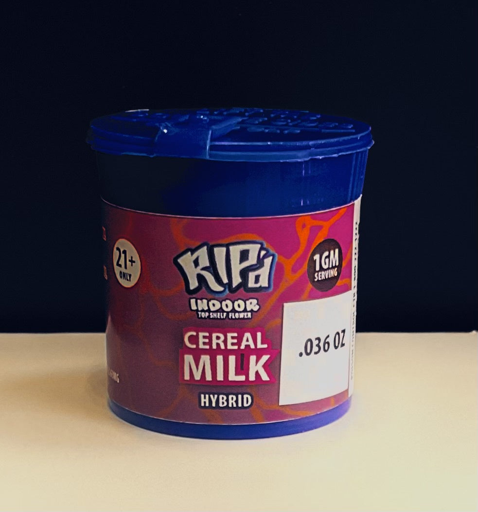 RIPD INDOOR TOP SHELF FLOWER 1G/20CT | CEREAL MILK (H)