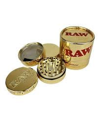RAW STAINLESS STEEL ETHEREAL GRINDER GOLD