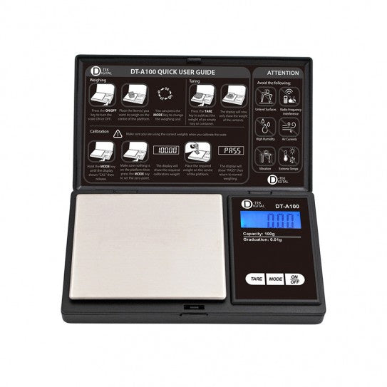 D-TEK DIGITAL SCALE 100gX0.01g DT-A100-BLK