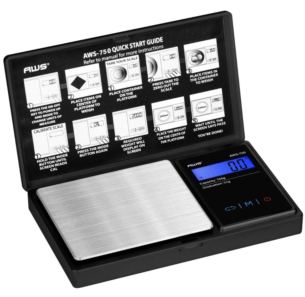 AWS SCALE AWS-750 750x0.1g BLACK