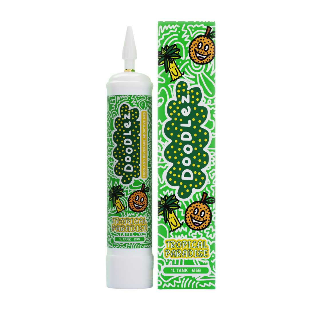 DOODLEZ N2O TANK 1L TANK TROPICAL