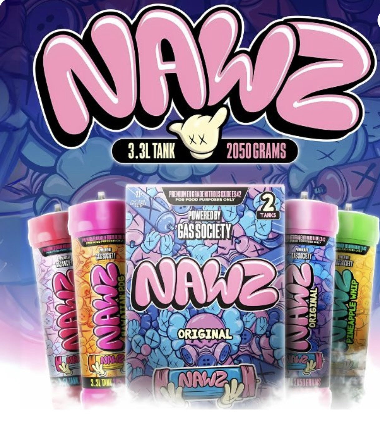 NAWZ 3.3L N20 TANKS 2CT CEIAL MILK