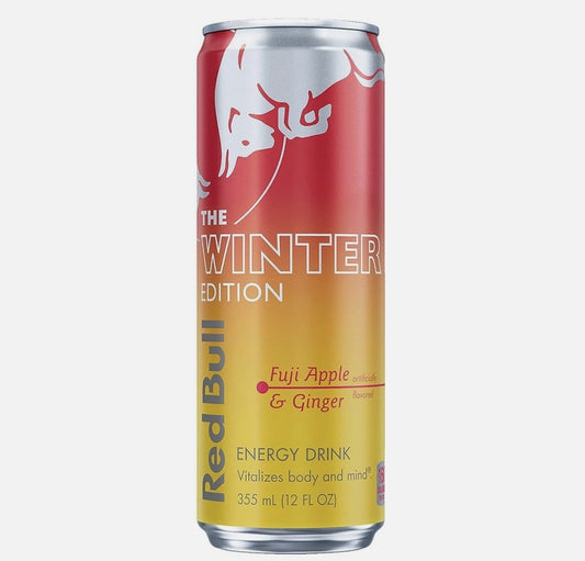RED BULL FUJI APPLE & GINGER ENERGY DRINK 12OZ