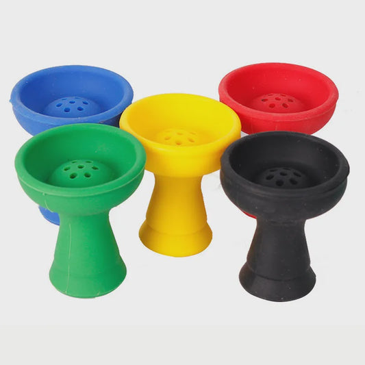 HOOKAH HEAD SILICON COLORED BLUE,BLACK,RED, GREEN, PURPLE