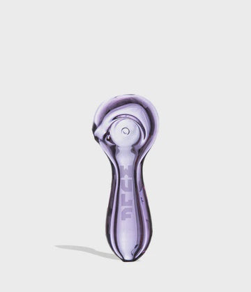 WULF GLOBE 4" GLASS HANDPIPE PURPLE