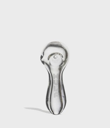 WULF GLOBE 4" GLASS HANDPIPE CLEAR