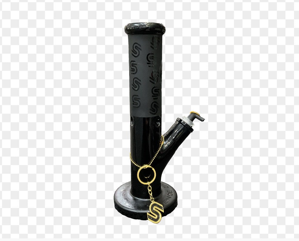 SENSE GLASS WATERPIPE 12" STRAIGHT TUBE 7mm ASSORTED COLORS