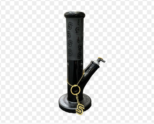 SENSE GLASS WATERPIPE 12" STRAIGHT TUBE 7mm ASSORTED COLORS