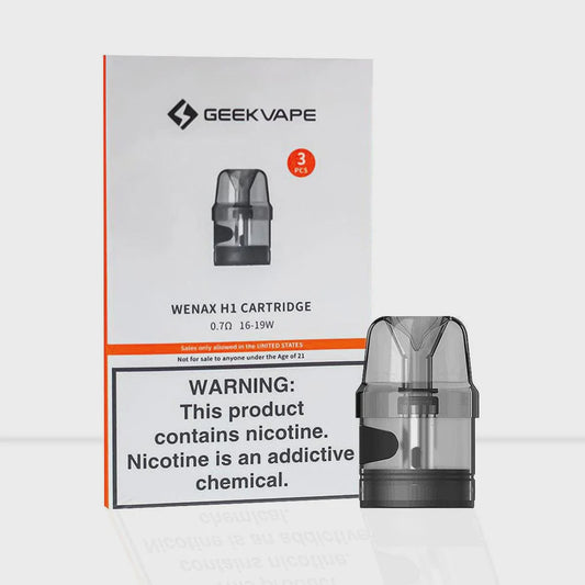 GEEK VAPE WENAX H1 CATRIDGE 3PC 0.7 16-19W