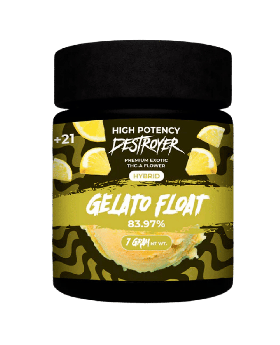 DESTROYER HIGH POTENCY FLOWER 7G - HYBRID - GELATO FLOAT