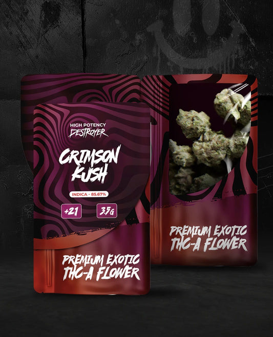 DESTROYER HIGH POTENCY FLOWER 3.5G - INDICA  - CRIMSON KUSH