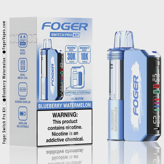 FOGER 30K PRO KIT 5CY BLUEBERRY WATERMELON
