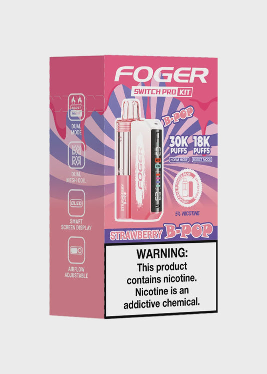 FOGER 30K PRO KIT 5CY STRAWBERRY B POP