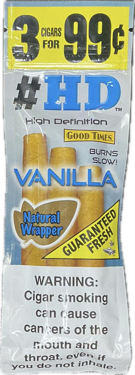 GOOD TIMES HD VANILLA 3 CT