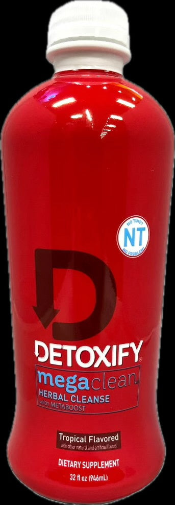 DETOXIFY MEGA CLEAN NT 32oz W/METABOOST TROPICAL FRUIT