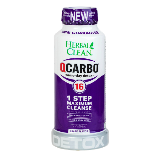 HERBAL CLEAN GRAPE FLAVOR QCARBO 16 OZ