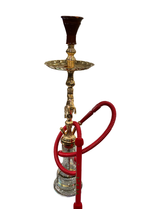 KHALIL MAMMOON HOOOKAHA POT GOLD,RED, BRONZE