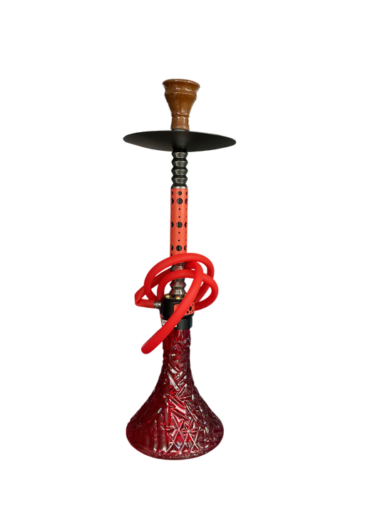 AVALON HOOKAH POT RED