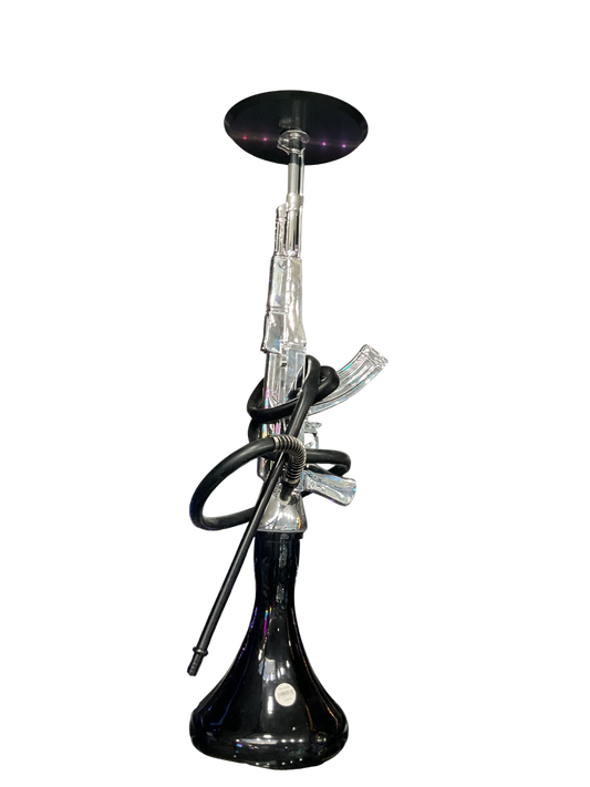 AK47 GUN HOOOKAH POT