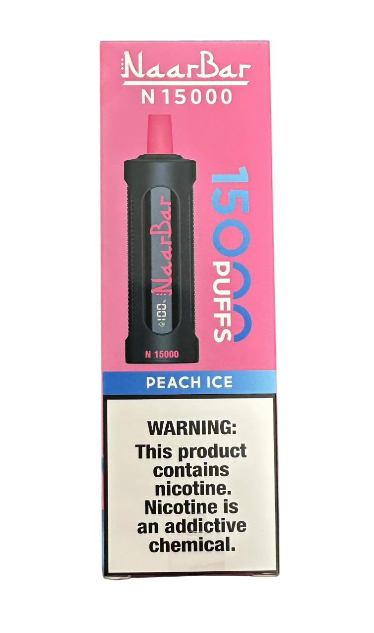NAAR BAR 15000 PEACH ICE