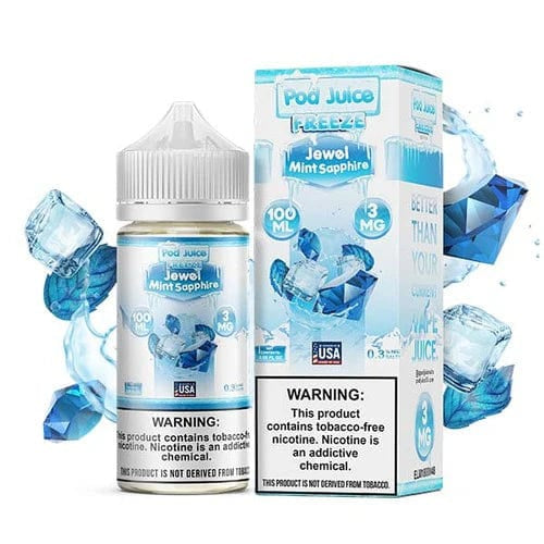 POD JUICE FREEZE JEWEL MINT SAPPHIRE 3MG1
