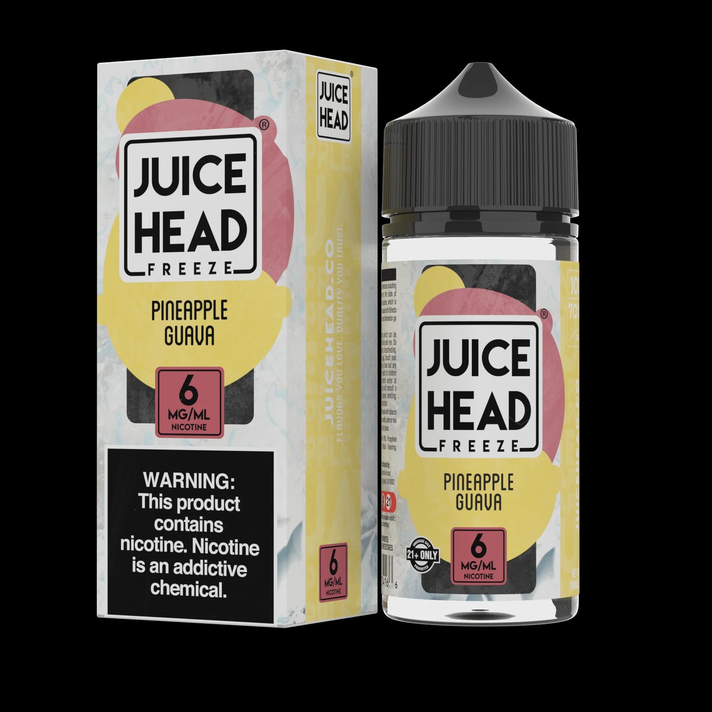 JUICE HEAD FREEZE PINEAPPLE GUAVA 6MG/100ML