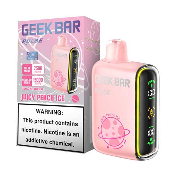 GEEK BAR PULSE JUICY PEACH ICE