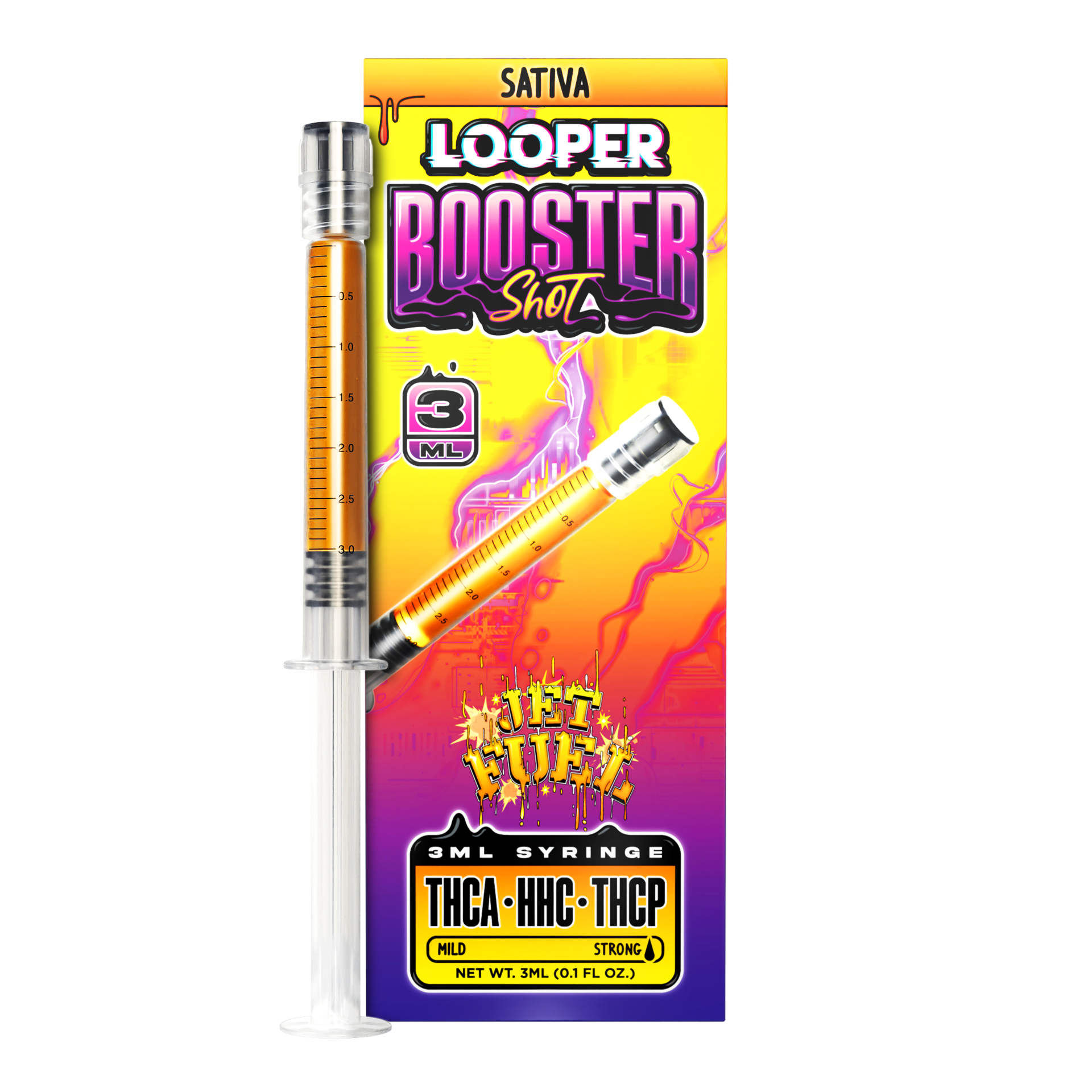 Looper Booster Shot, 3ml Jet Fuel - SATIVA